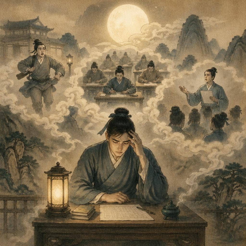 시험 꿈, 지각 꿈, 발표 꿈 — 불안 꿈의 진짜 의미