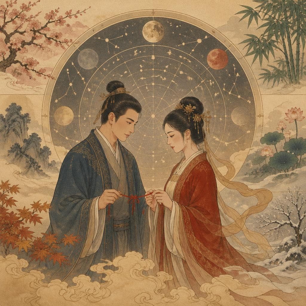 궁합 테스트 분위기 카드