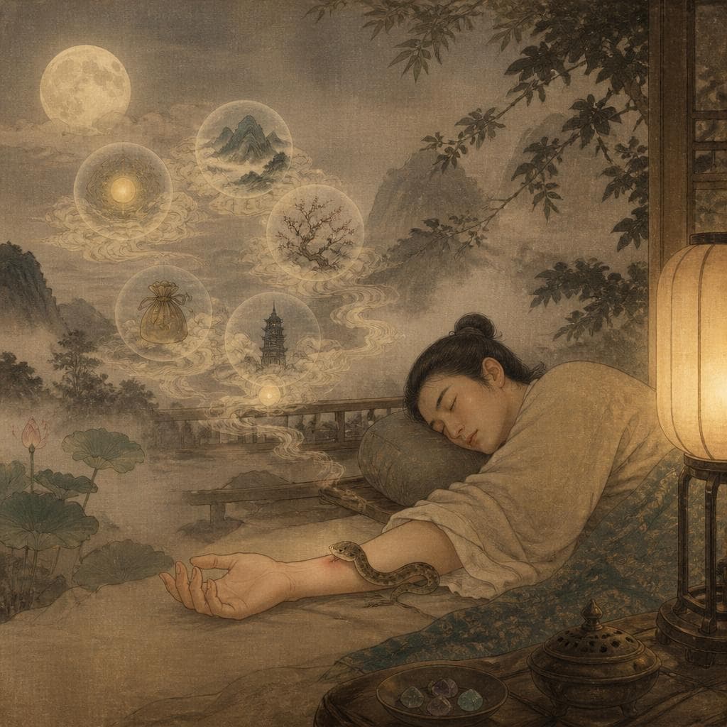뱀에게 물리는 꿈 — 단정 해석 대신 살펴볼 다섯 가지 결