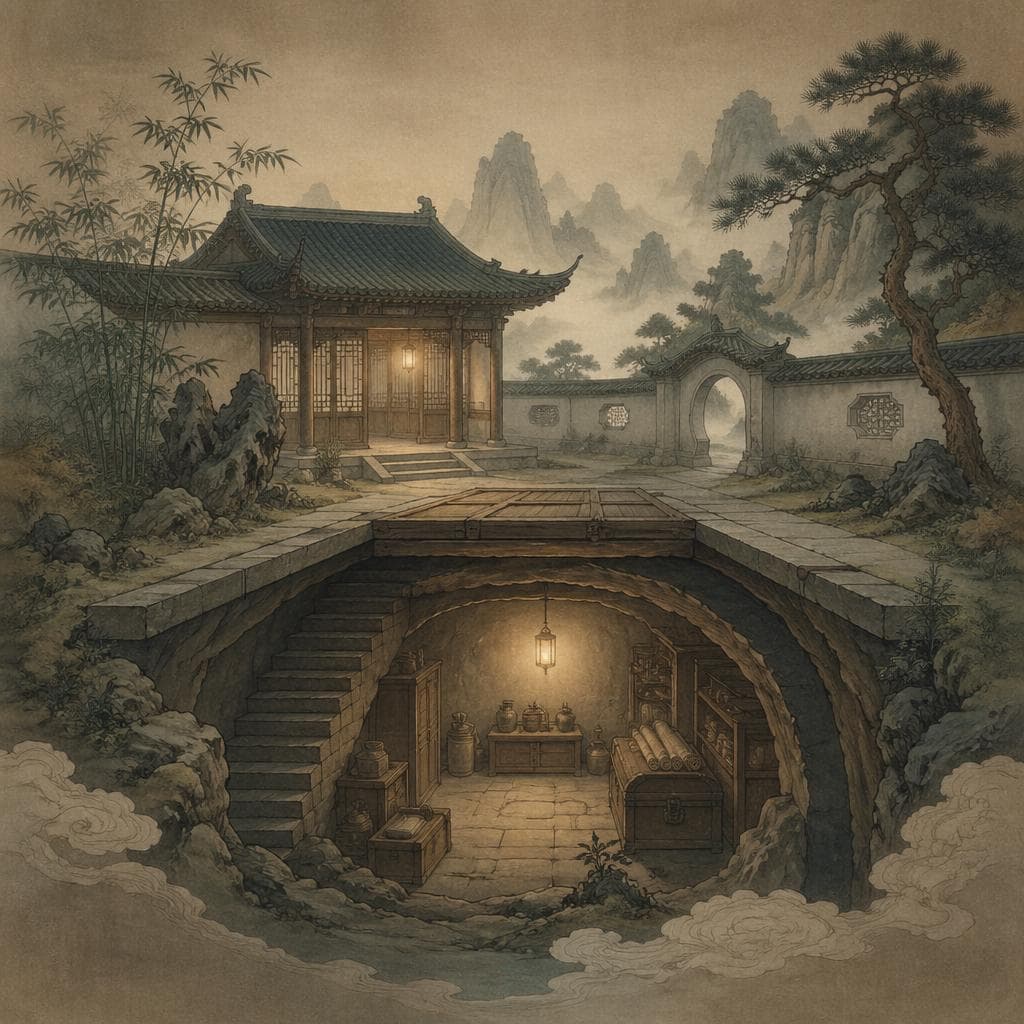 지하실꿈 이미지