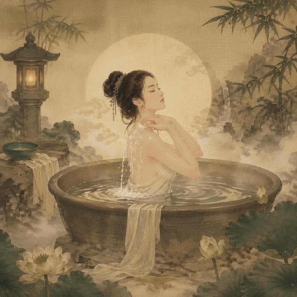 목욕하는꿈 이미지