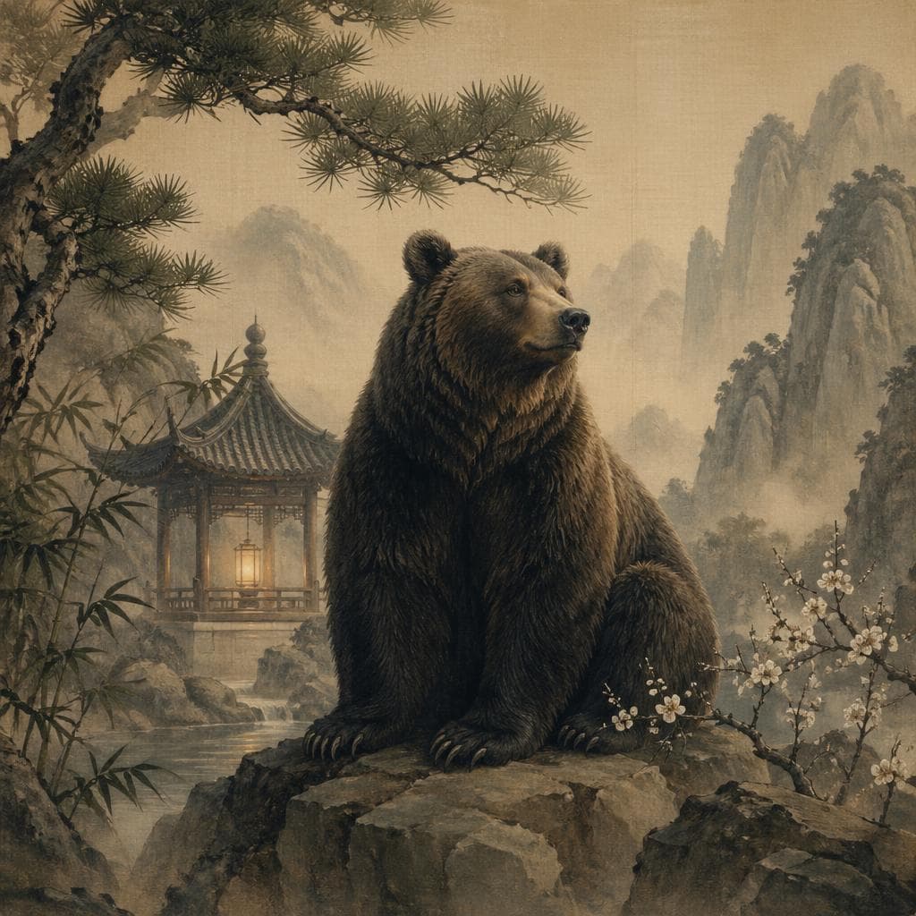 곰꿈 이미지