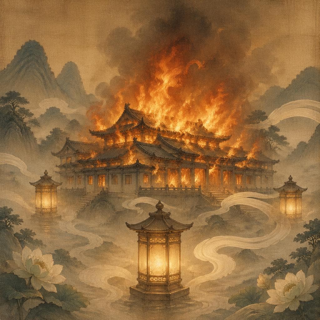 화재꿈 이미지
