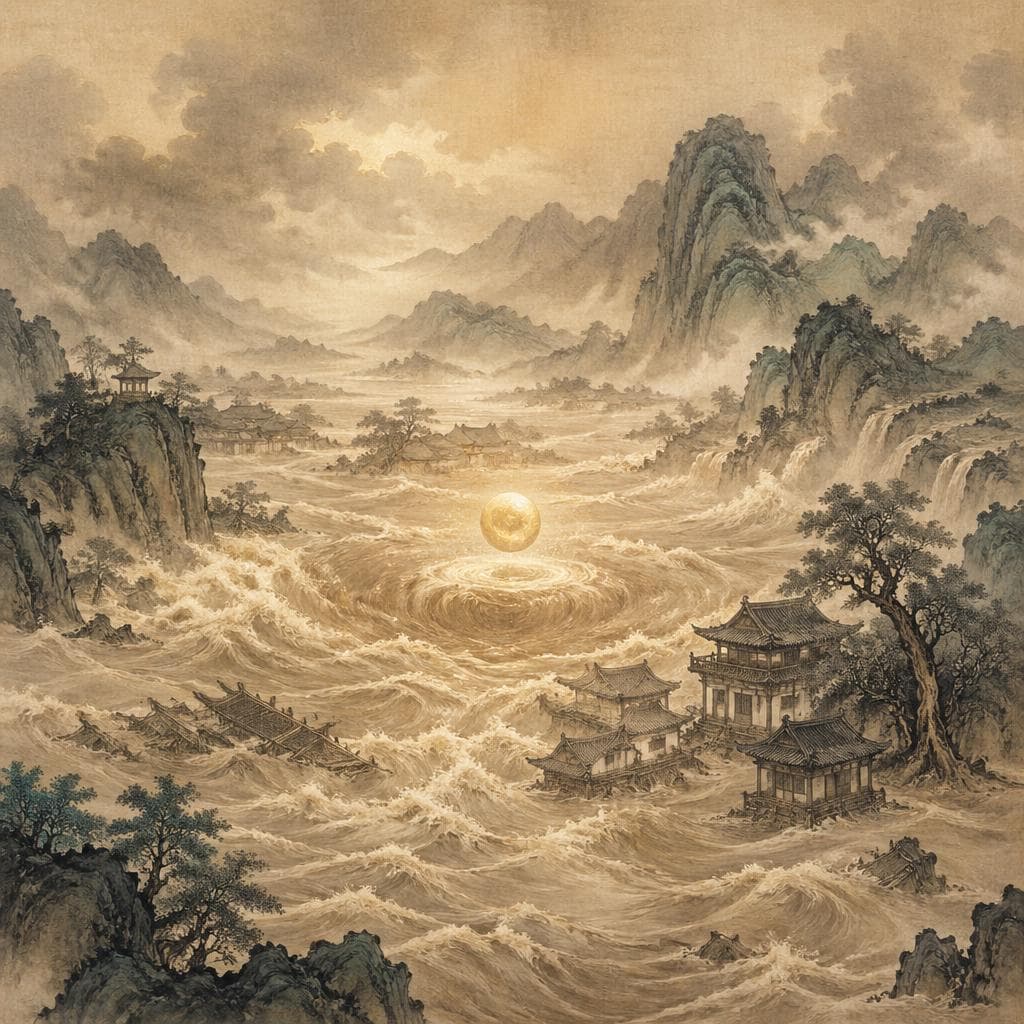 홍수꿈 이미지