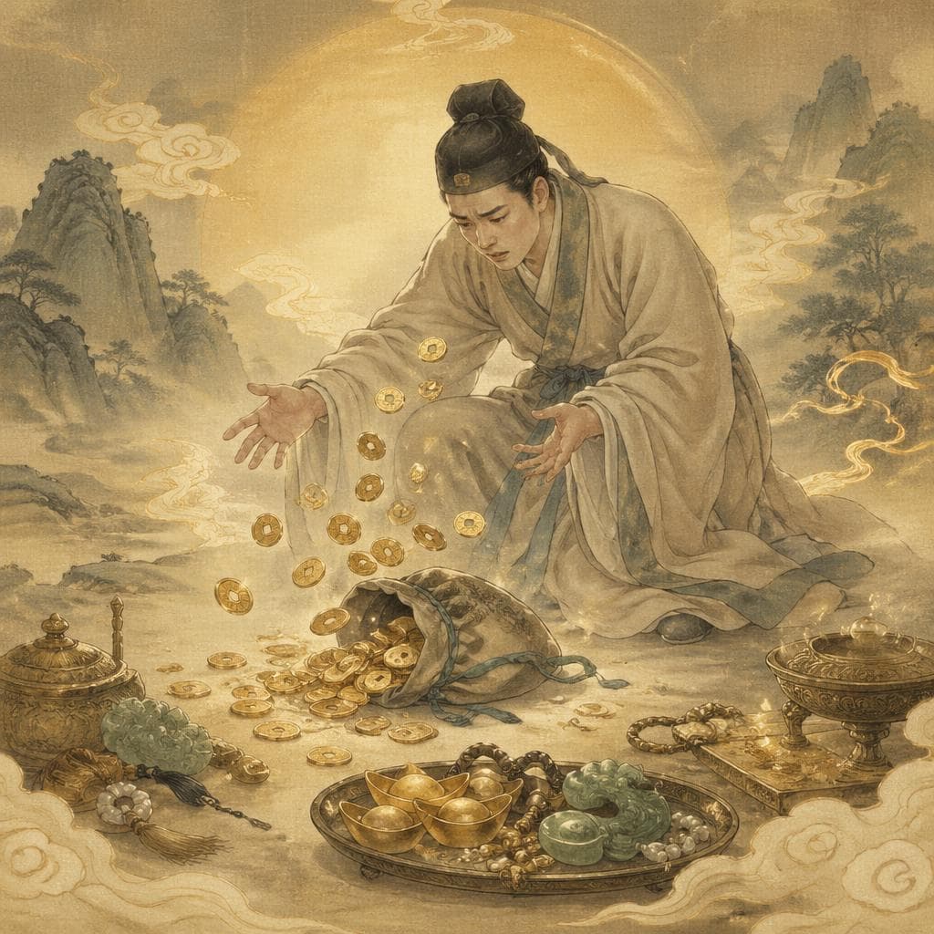 돈잃는꿈 이미지