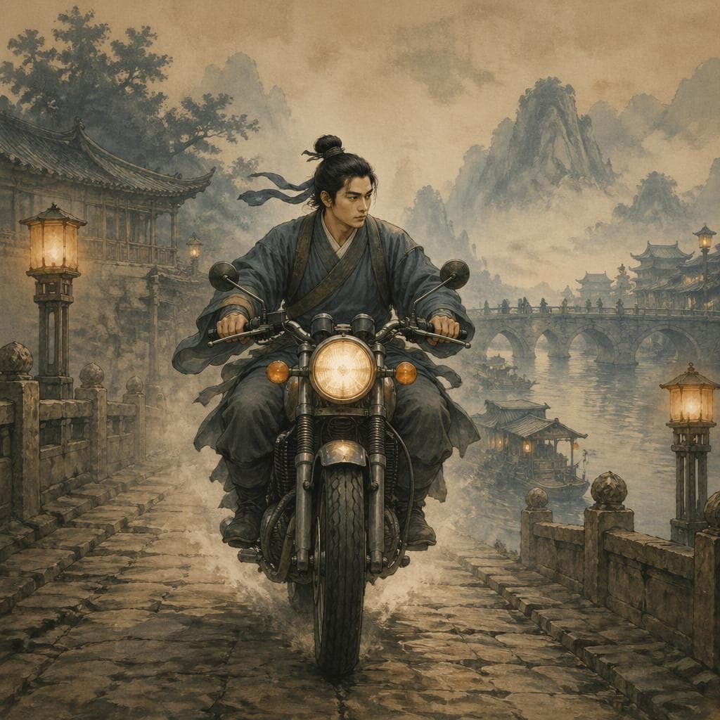오토바이꿈 이미지