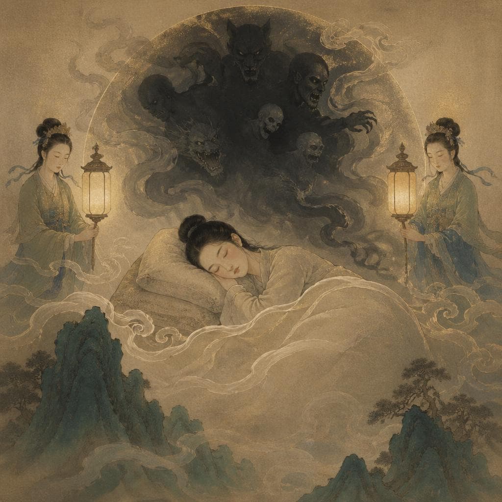 악몽꿈 이미지