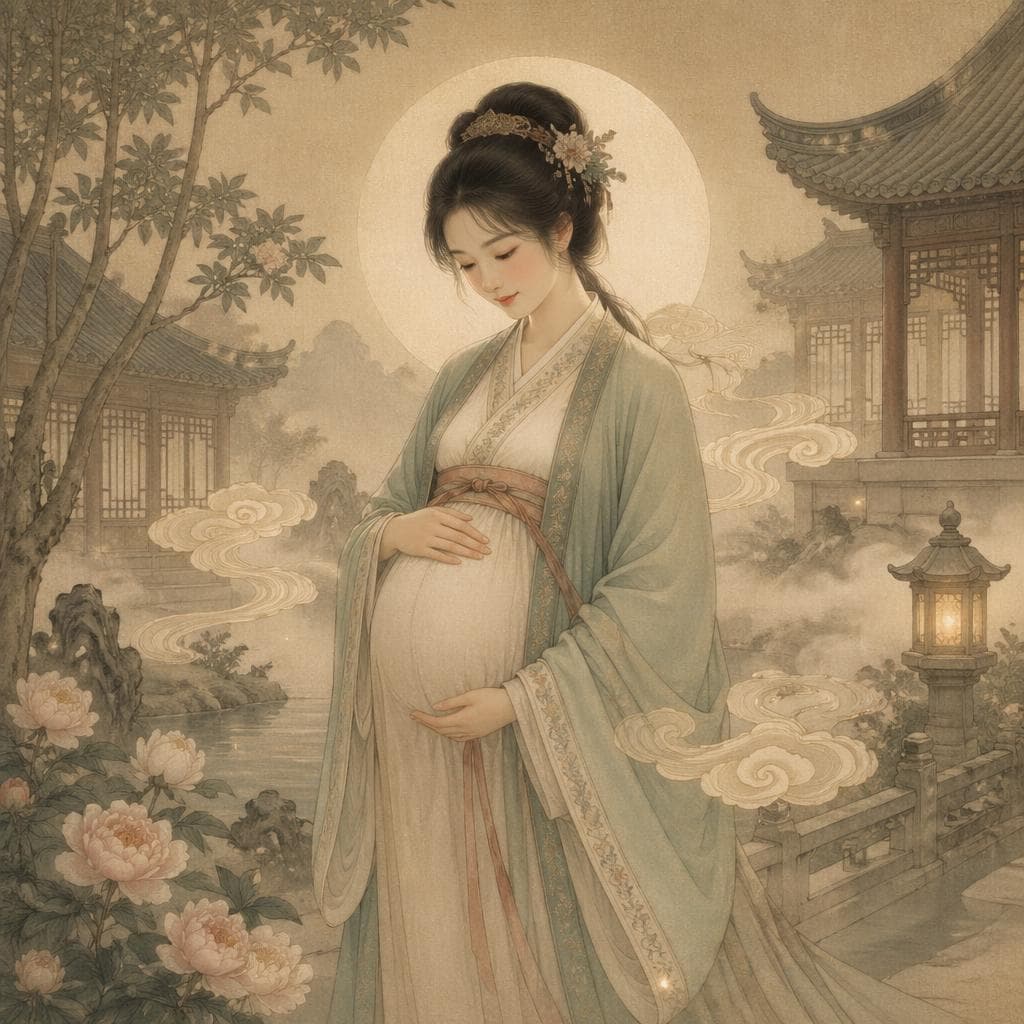 임신꿈 카드 이미지