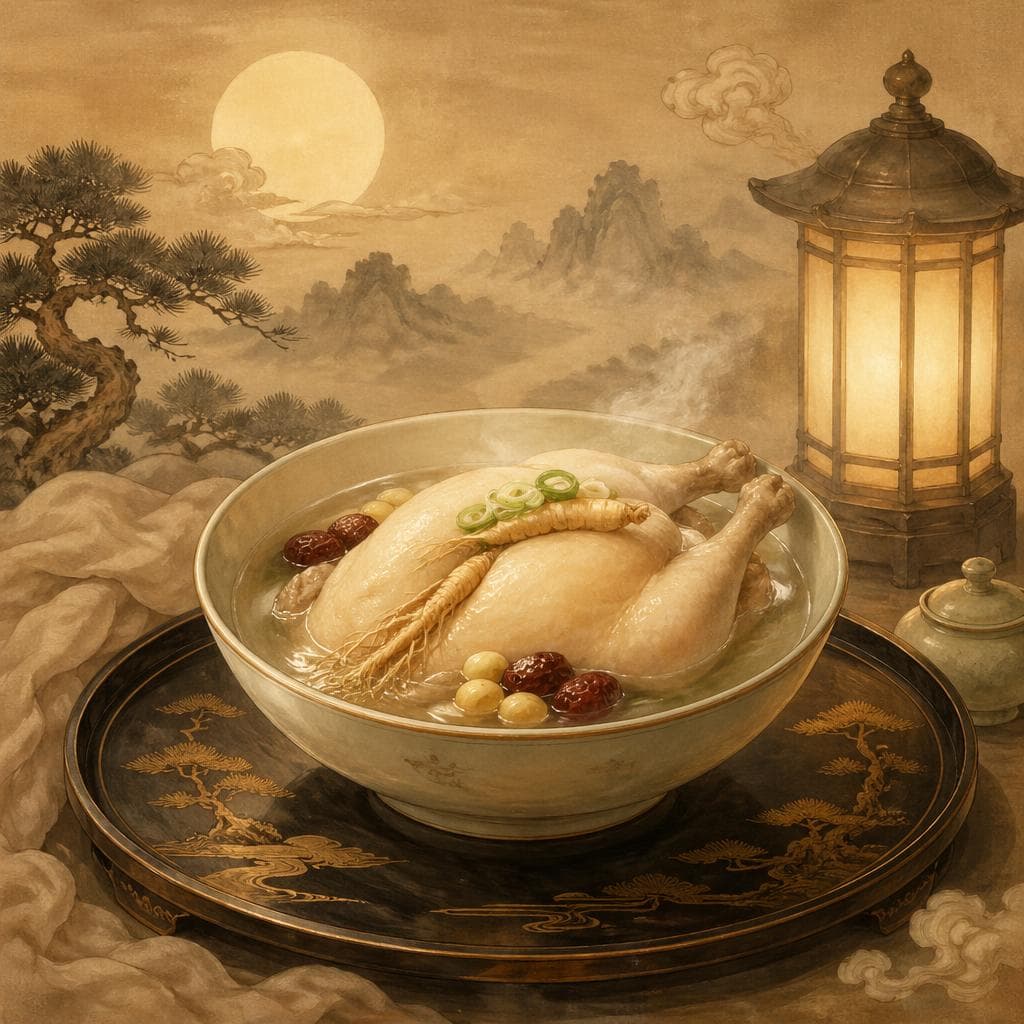 삼계탕꿈 이미지
