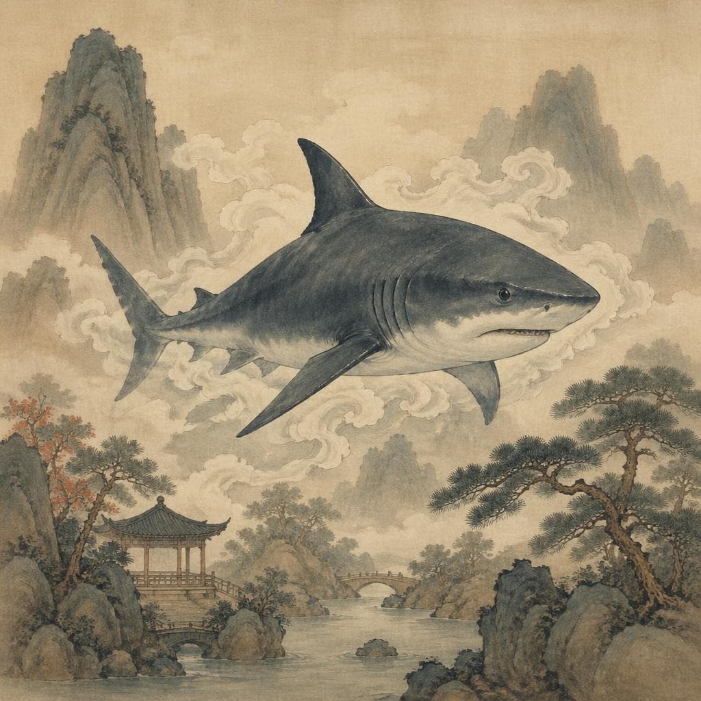 상어꿈 이미지