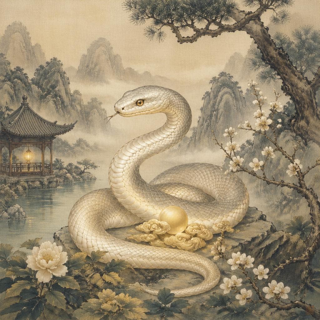 뱀꿈 카드 이미지