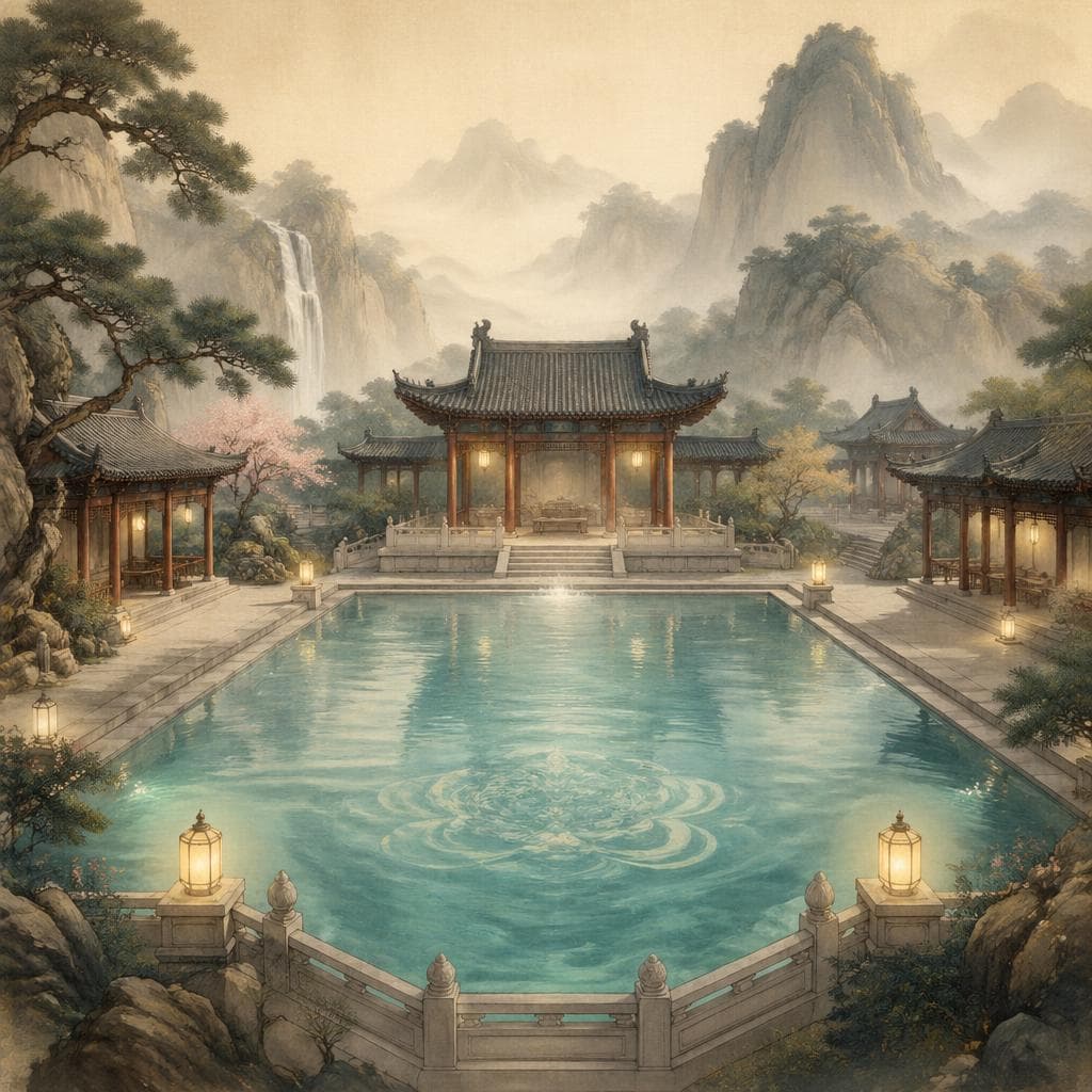 수영장꿈 이미지