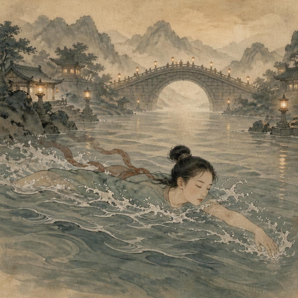 수영하는꿈 이미지
