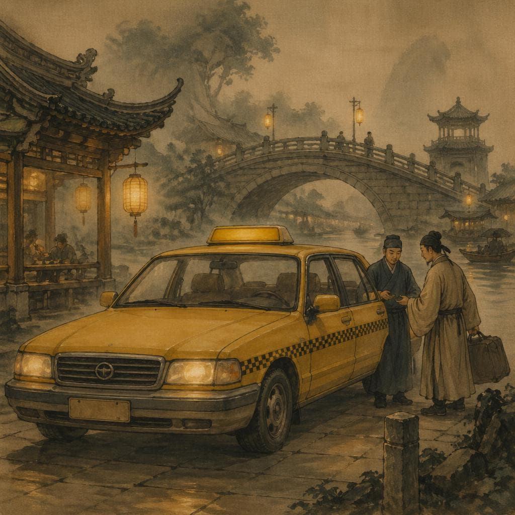 택시꿈 이미지