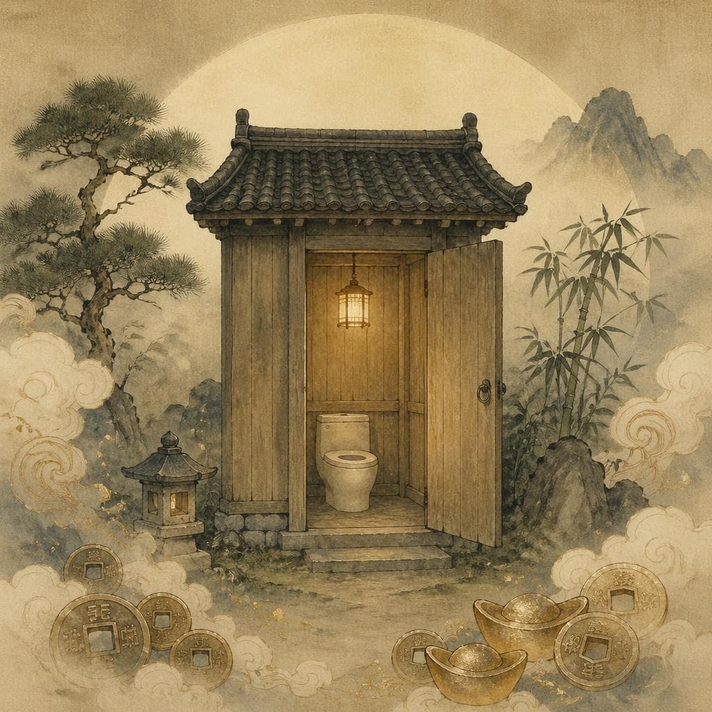 화장실꿈 이미지
