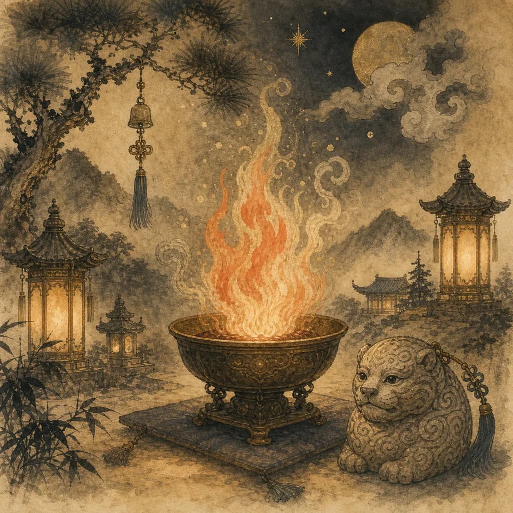 불 꿈 해몽 — 촛불·모닥불·큰불, 규모와 맥락으로 읽는 법